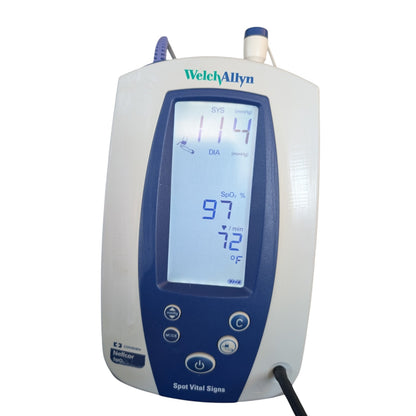 Welch Allyn Spot Vital Signs Blood Pressure Monitor on Rolling Stand