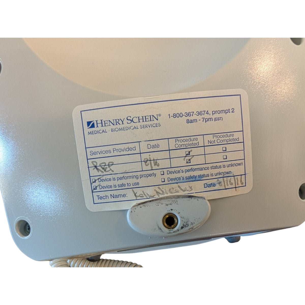 Welch Allyn Spot Vital Signs Blood Pressure Monitor on Rolling Stand