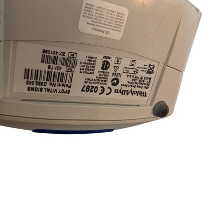 Welch Allyn Spot Vital Signs Blood Pressure Monitor on Rolling Stand