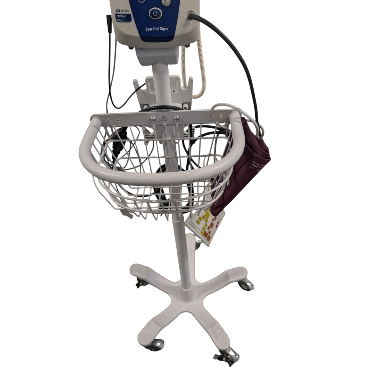 Welch Allyn Spot Vital Signs Blood Pressure Monitor on Rolling Stand