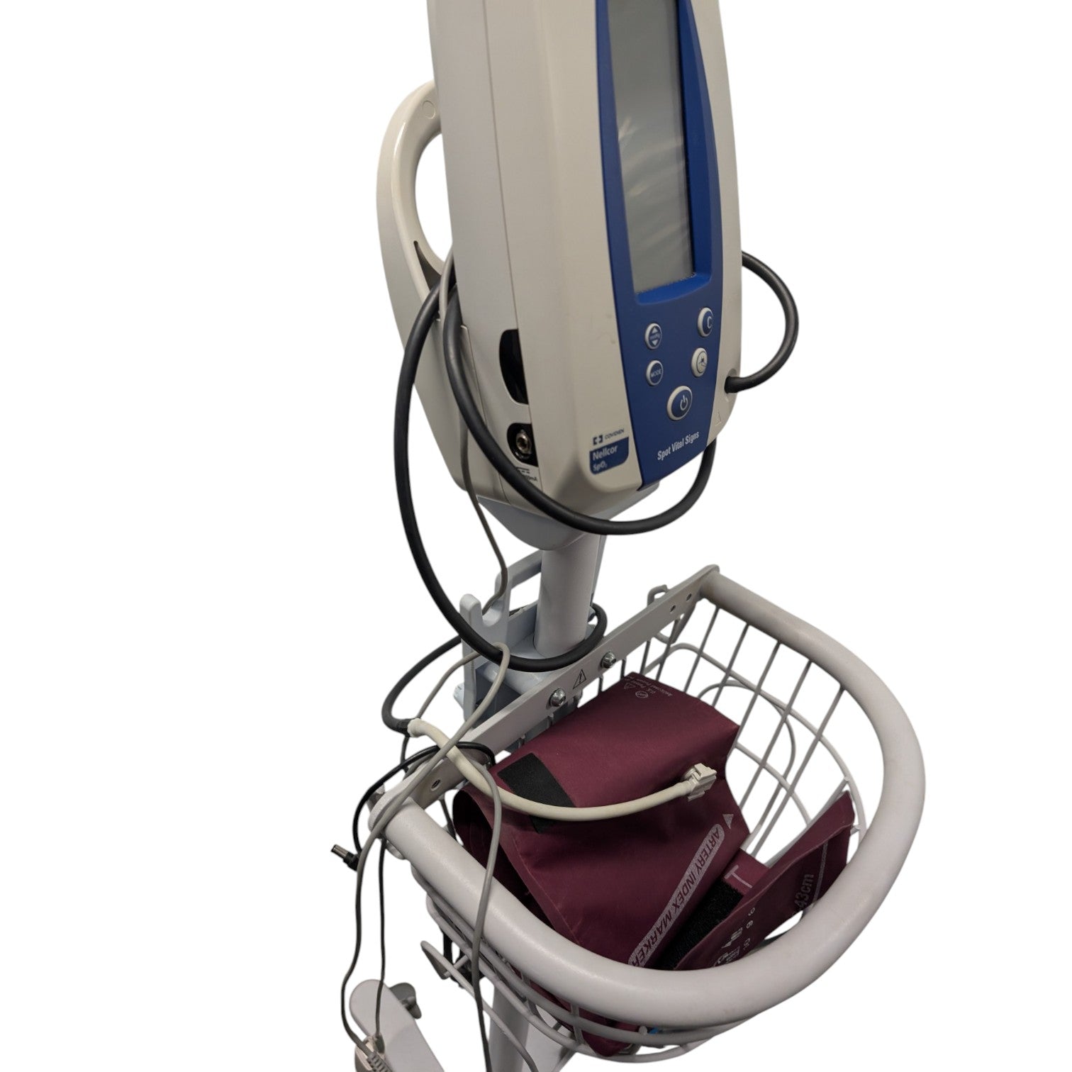Welch Allyn Spot Vital Signs Blood Pressure Monitor on Rolling Stand