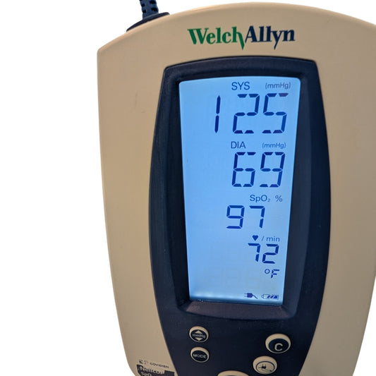 Welch Allyn Spot Vital Signs Blood Pressure Monitor on Rolling Stand
