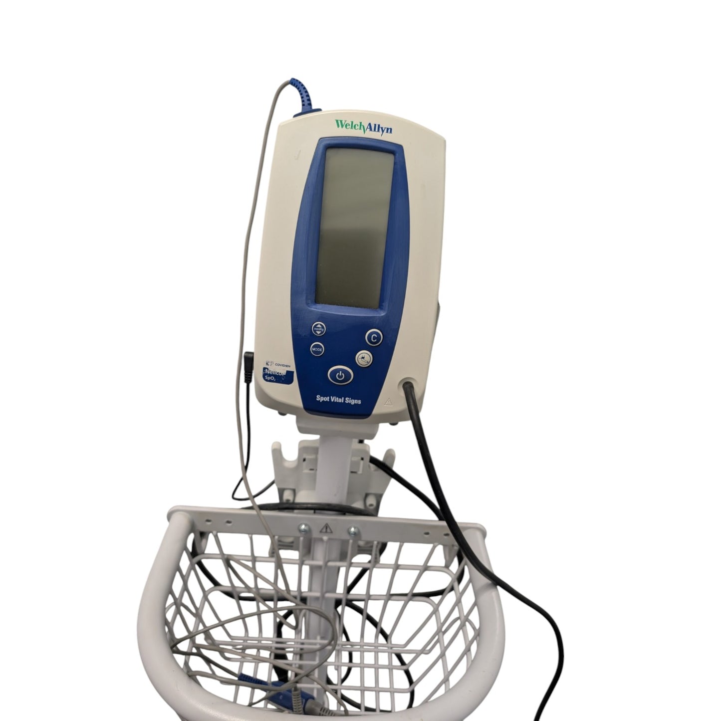 Welch Allyn Spot Vital Signs Blood Pressure Monitor on Rolling Stand