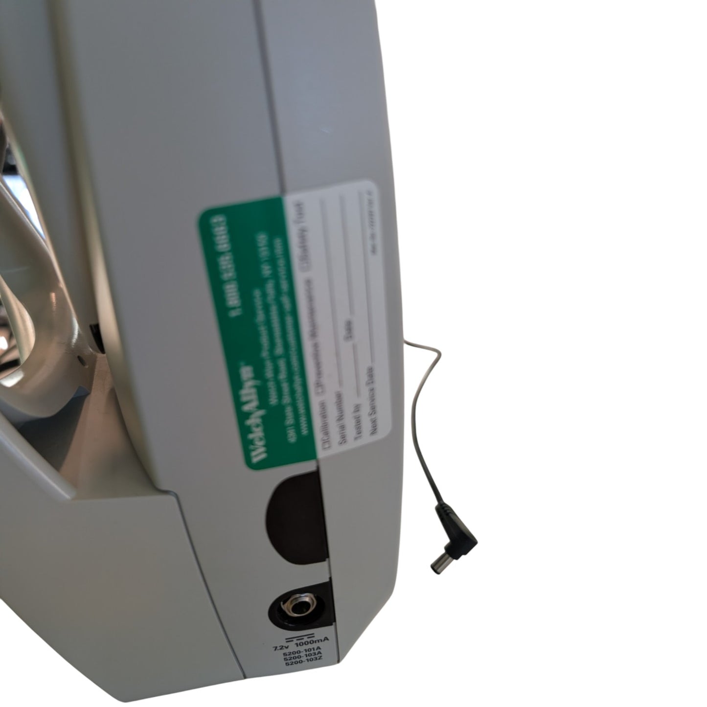 Welch Allyn Spot Vital Signs Blood Pressure Monitor on Rolling Stand