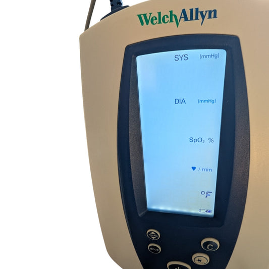 Welch Allyn Spot Vital Signs Blood Pressure Monitor on Rolling Stand