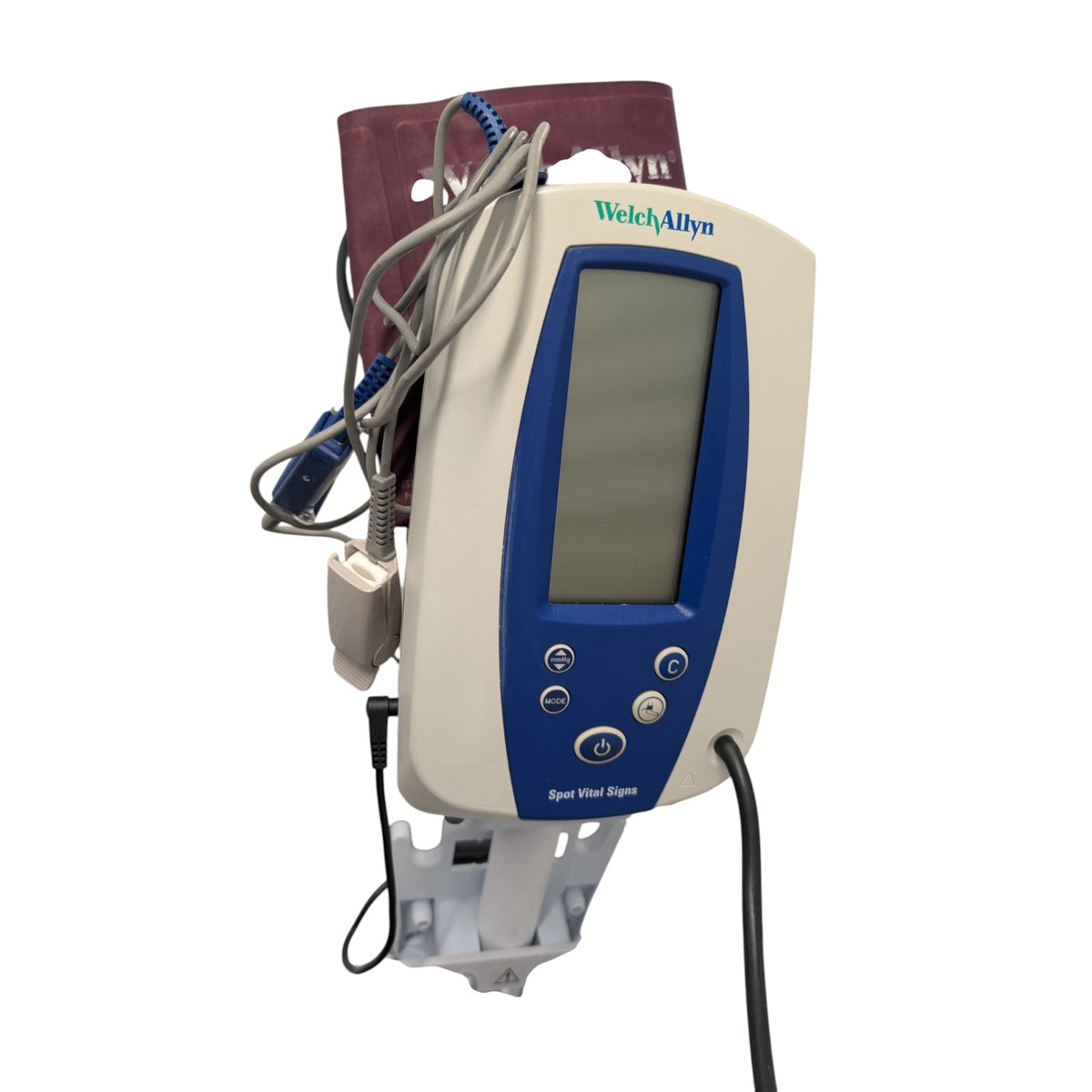 Welch Allyn Spot Vital Signs Blood Pressure Monitor on Rolling Stand