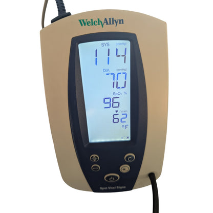 Welch Allyn Spot Vital Signs Blood Pressure Monitor on Rolling Stand