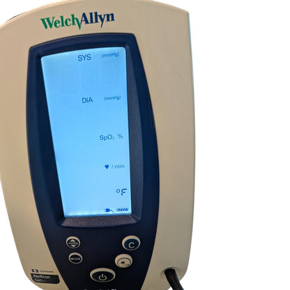 Welch Allyn Spot Vital Signs Blood Pressure Monitor on Rolling Stand
