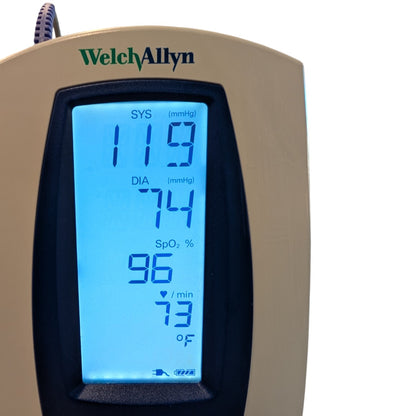 Welch Allyn Spot Vital Signs Blood Pressure Monitor on Rolling Stand