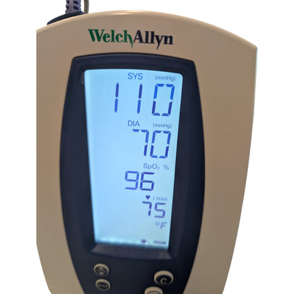 Welch Allyn Spot Vital Signs Blood Pressure Monitor on Rolling Stand