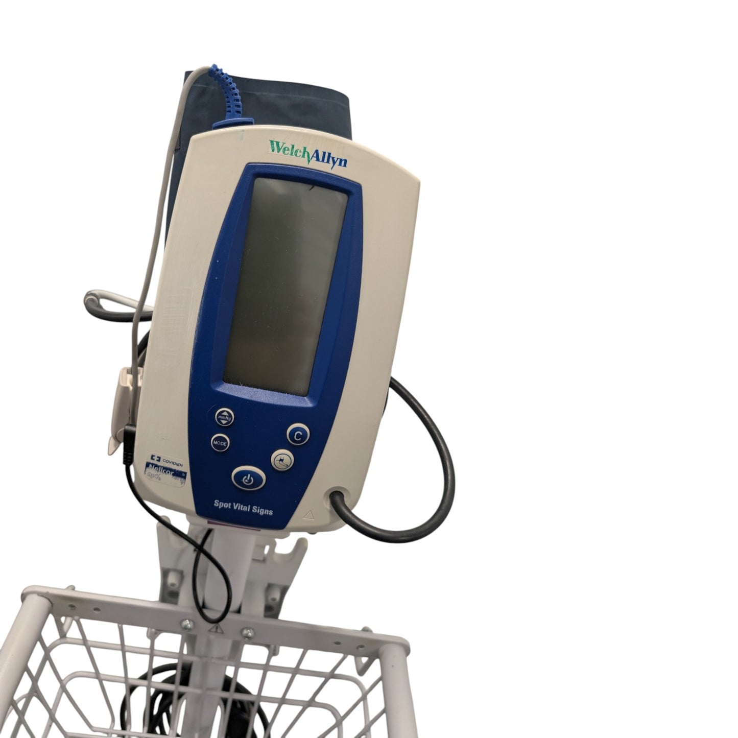 Welch Allyn Spot Vital Signs Blood Pressure Monitor on Rolling Stand