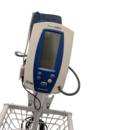 Welch Allyn Spot Vital Signs Blood Pressure Monitor on Rolling Stand