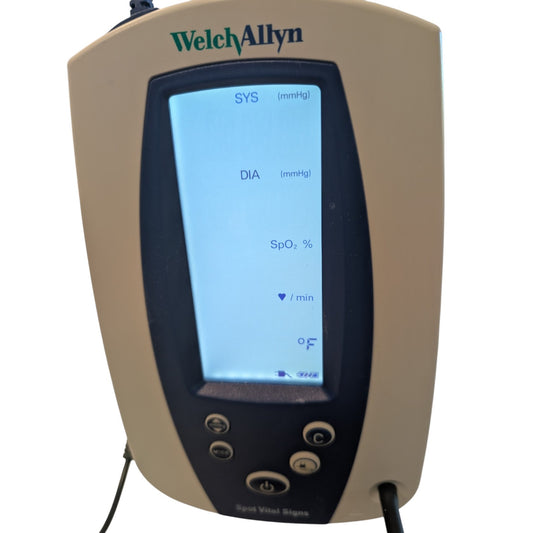 Welch Allyn Spot Vital Signs Blood Pressure Monitor on Rolling Stand