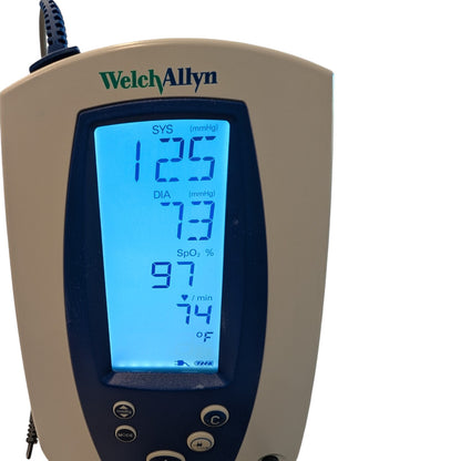 Welch Allyn Spot Vital Signs Blood Pressure Monitor on Rolling Stand
