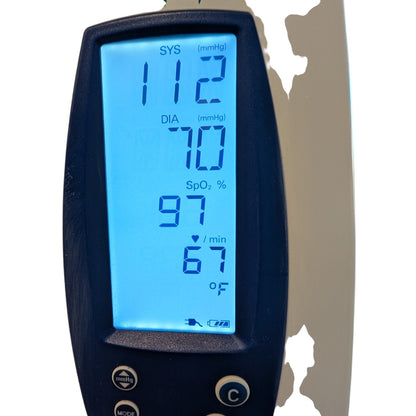Welch Allyn Spot Vital Signs Blood Pressure Monitor on Rolling Stand
