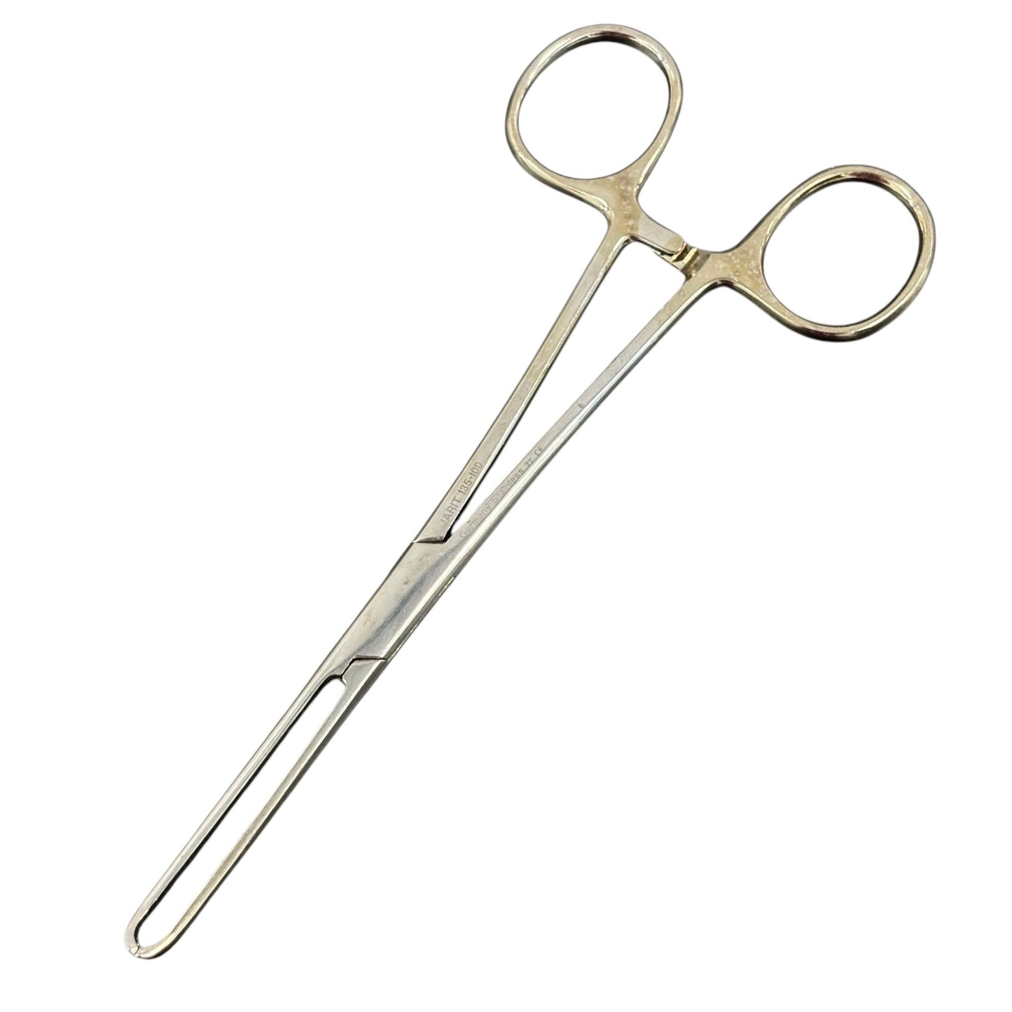 Jarit 135-100 Allis Forceps, 6.25 Inch, 4 X 4 Teeth
