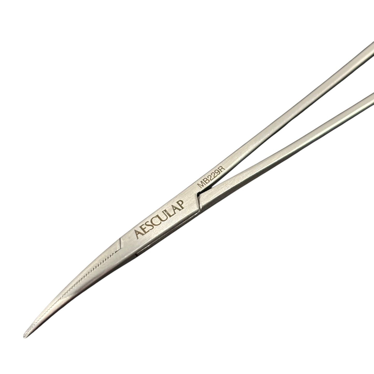 Aesculap MB229R Jacobson Delicate Hemostatic Stainless Forceps Curved 5" Germany