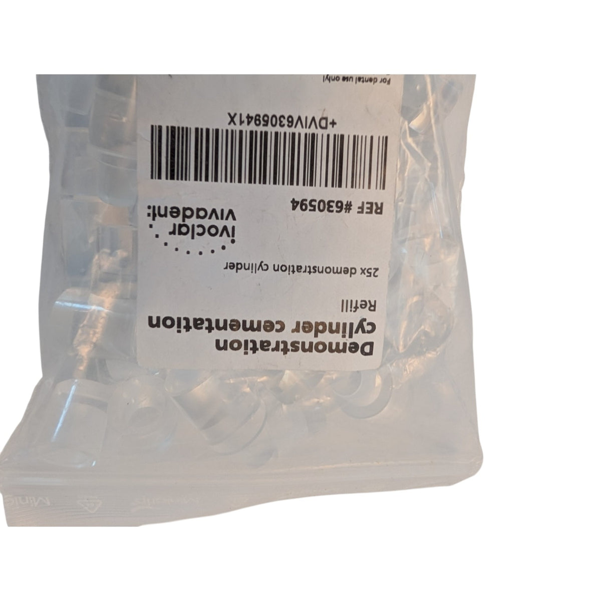 Demonstration Cylinder Cementation Refill
