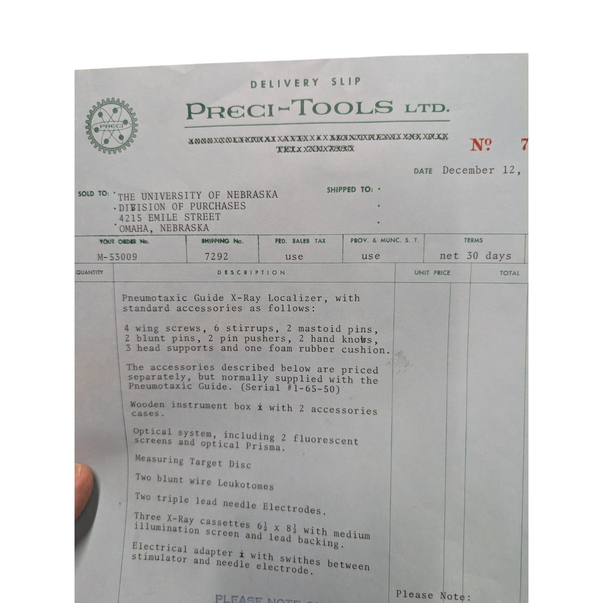 Pneumotaxic Guide Antique X-Ray Localizer