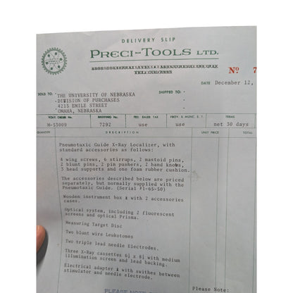 Pneumotaxic Guide Antique X-Ray Localizer